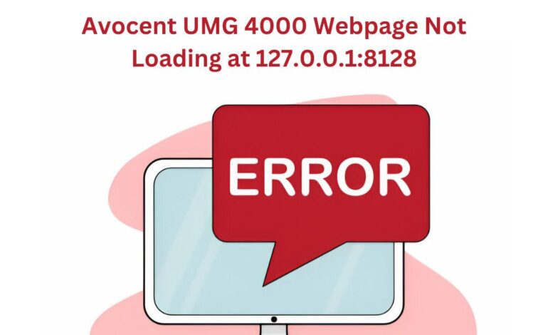 Step by Step Fix for Avocent UMG Webpage Not Loading at