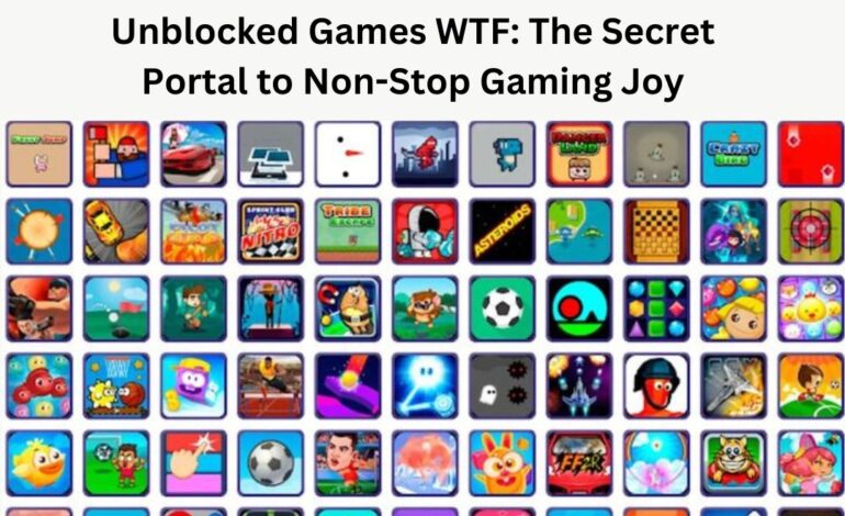 Unblocked Games WTF: The Secret Portal to Non-Stop Gaming Joy